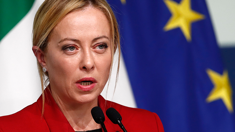 «Άξονα του ευρωπαϊκού νότου» επιδιώκει η Τζόρτζια Μελόνι